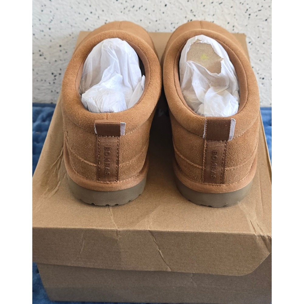 Bombas Saturday Suede Slip On Shoes Camel Brown Womens Size 6 NEW - Picture 5 of 9